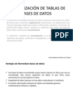 Normalización de Base de Datos