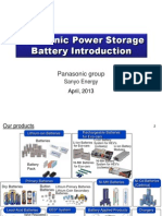 Introduction of Panasonic Batteries For Base Stations and Electric Vehicle Application - John Lee