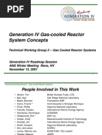 Generation IV Gas-Cooled Reactor Concepts