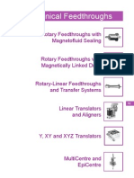 Chapter 10 Mechanical Feedthroughs