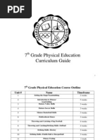 7th Grade PE Curriculum Guide