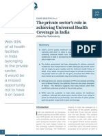 The Role of The Private Sector in Achieving Universal Healthcare in India