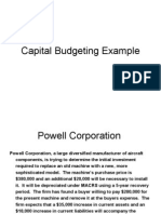 Capital Budgeting Example