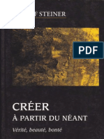 Rudolf Steiner - Créer À Partir Du Néant