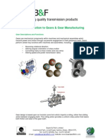 Intro To Gears and Manufacturing