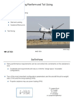 Wing Planform and Tail Sizing: Altitude and Weight Scaling