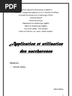 Application Saccharose