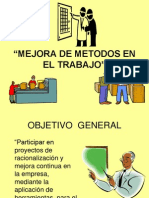 Mejora de Metodos en El Trabajo Complemento Senati 2012