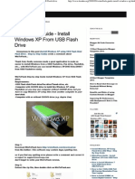 WinToFlash Guide - Install Windows XP From USB Flash Drive
