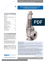 Crosby Style HL Low Pressure Steel Full Nozzle Safety Valves Installation, Maintenance and Adjustment Instructions