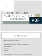 Evaluacion Del Paciente Con Artritis Reumatoide