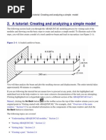 Abaqus Tutorial - Creating and Analyzing A Simple Model (A Loaded Cantilever Beam)