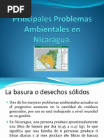 Principales Problemas Ambientales en Nicaragua