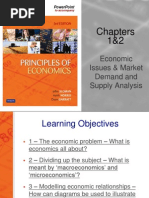 Chapters 1&2: Economic Issues & Market Demand and Supply Analysis