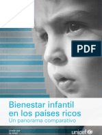 Bienestar Infantil en Los Países Ricos: Un Panorama Comparativo