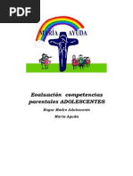 Evaluación de Competencias Parentales ADOLESCENTES