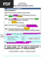 Tutorial Chemical Energetics Part I Solutions