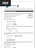 Motion in A Vertical Circle