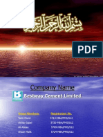 Bestway Cement Ltd. Presentation