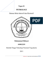 Petrologi Batuan Beku Intrusif Dan Ekstrusif