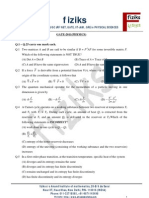 GATE-2011 Physics Question Paper