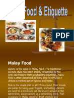 Malay Culture Project - Malay Food & Etiquette (Autosaved)