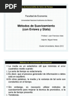 Métodos de Suavizamiento (Con Eviews y Stata) PDF