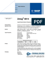 Chemicals Zetag DATA Inverse Emulsions Zetag 8814 - 0410