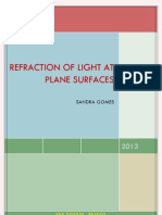 Refraction of Light at Plane Surfaces