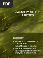 Capacity of The Parties