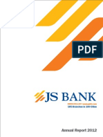 JS Bank Annual Report 2012