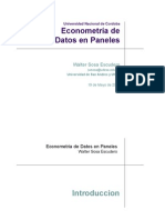 Econometria de Datos en Panel PDF