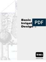 Toro Irrigation Design Workbook