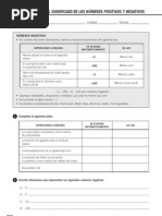 Actividades Recuperación Pendientes Matemáticas de 3º ESO .1 Evaluación