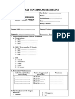 Format Pendidikan Kesehatan