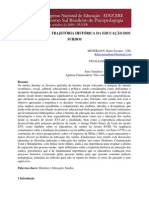 MESERLIAN, Kátia Tavares - Análise Sobre A Trajetória Histórica Da Educação Dos Surdos