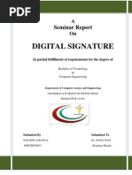 Digital Signature Project Report