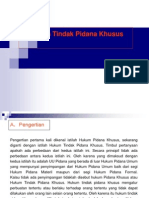 Materi Kuliah Hukum Tindak Pidana Khusus