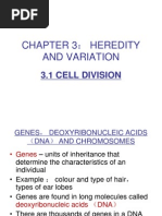 CHAPTER 3ï Š HEREDITY AND VARIATION