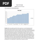 Pre Test: Teacher Work Sample Section 4: Instructional Strategies A.Pre-assessment and Contextual Information