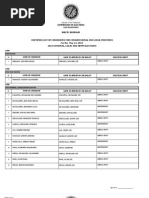 Certified List of Candidates For Congressional and Local Positions For The May 13, 2013 2013 National, Local and Armm Elections