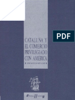 Cataluña y El Comercio Privilegiado Con América