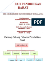 Falsafah Pendidikan Barat