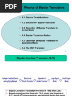 Chapter 4 Physics of Bipolar Transistors