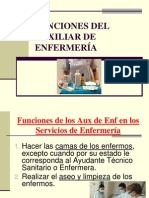 FUNCIONES DEL AUXILIAR DE ENFERMERÍA - PPT