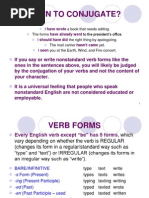 Verb Forms and Tenses