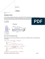 Beam Analysis For Ansys Software