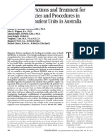 Smoking Restrictions and Treatment For Smoking: Policies and Procedures in Psychiatric Inpatient Units in Australia