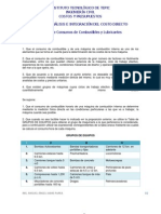 Estudio de Consumos de Combustibles y Lubricantes