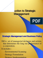 Introduction To Strategic Management